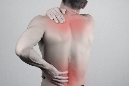 Man with neck and back pain